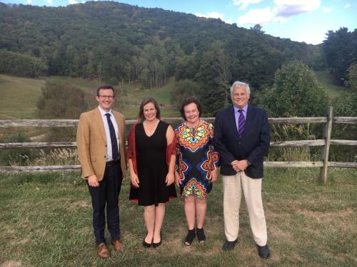 Chris, Ellen, Mickey & Woody at Claxton Farm