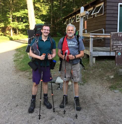 Chris & Woody on the AT in New England